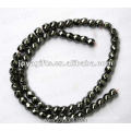 8x8MM Loose Hematite 8 perles de torsion face 16 &quot;